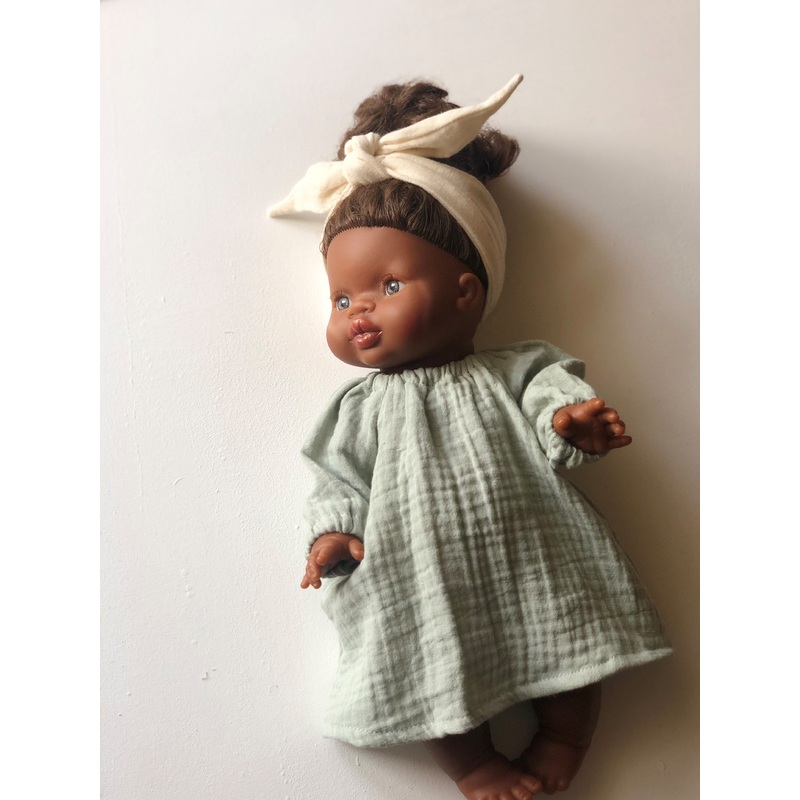 Cotton Gauze Headband for Minikane x Gordis 34cm Dolls | Milk