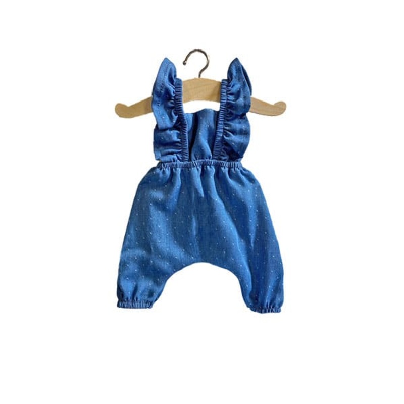 MAYA Denim Polka Dot Jumpsuit for Minikane x Gordis Dolls