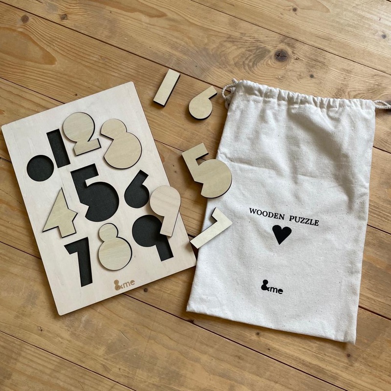 Wooden Numbers Puzzle