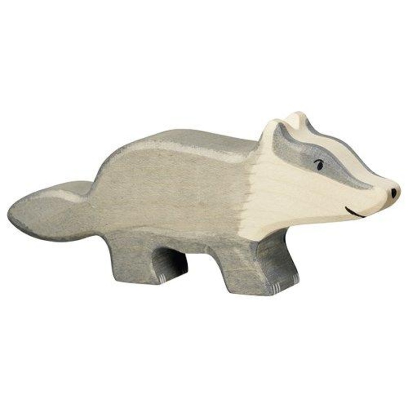 Badger Wooden Figure
