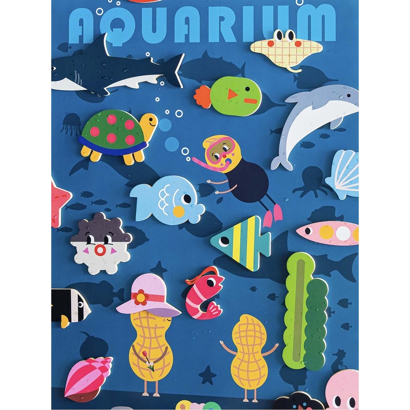 Creative Play Bath Stickers & Poster Set | Aquarium