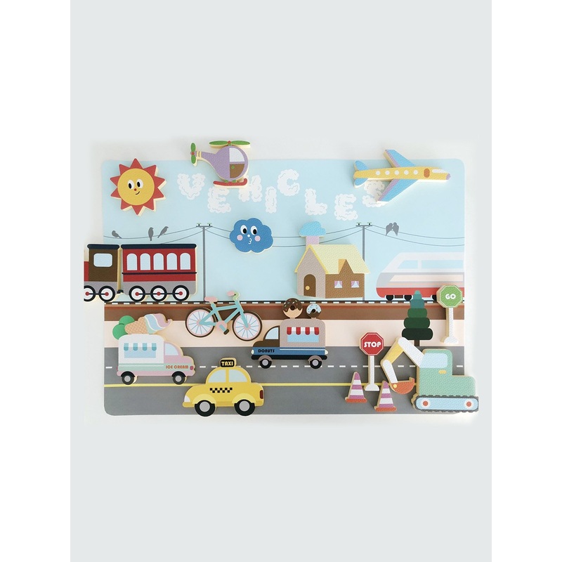 Creative Play Bath Stickers & Poster Set | Cars