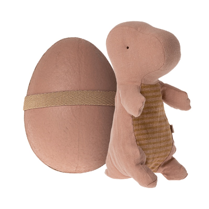 Gantosaurus in Egg, Small | Old Rose