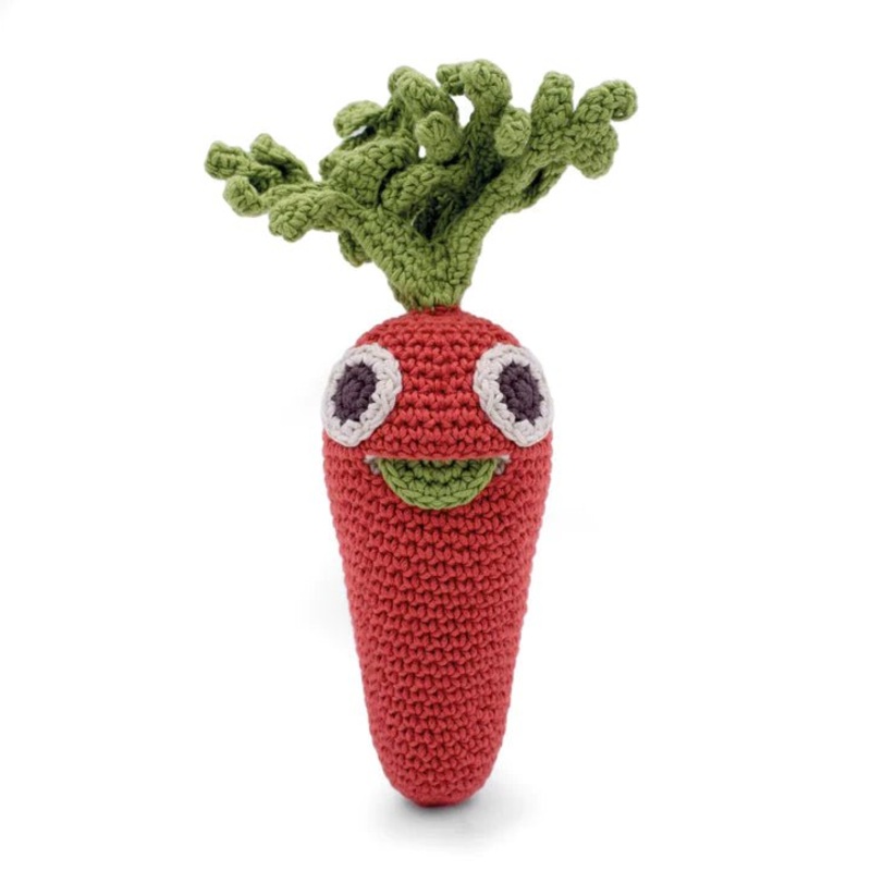 Myum Organic Cotton – Carrot Rattle