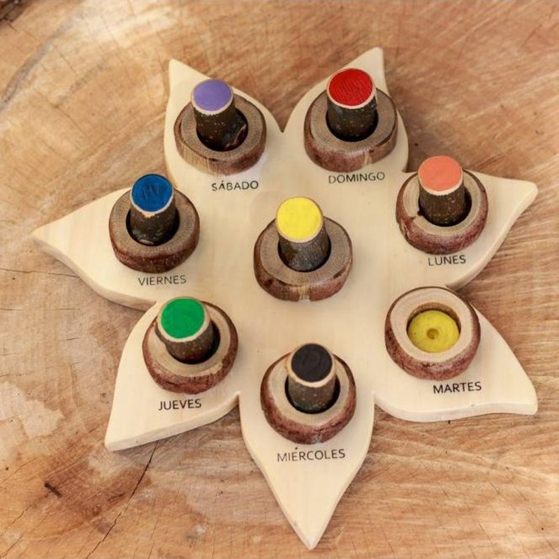 Wooden Weekly Calendar