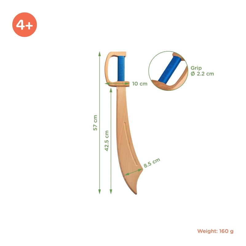 Woodsy Pirate Sword with Eye Patch